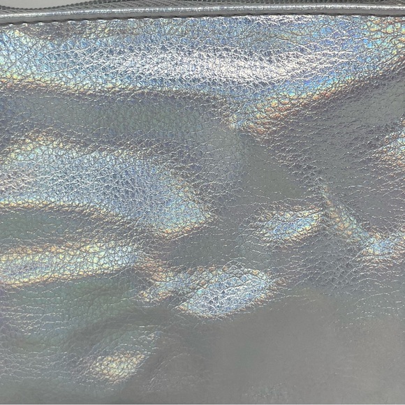 Vintage Y2K Senegence Holographic Silver & Gold Coin Zipper Mini Purse - Picture 10 of 12